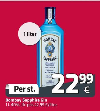 Fleggaard Bombay sapphire gin tilbud