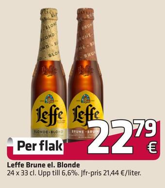 Leffe brune el. blonde