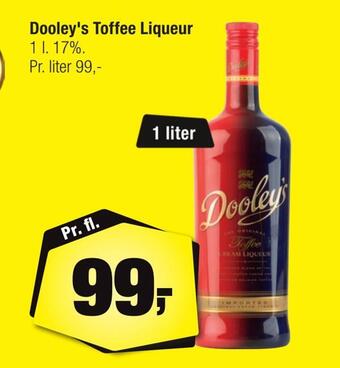 Calle Dooley's toffee liqueur tilbud