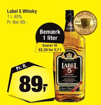 Calle Label 5 whisky tilbud