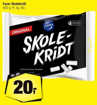 Calle Fazer skolekridt tilbud