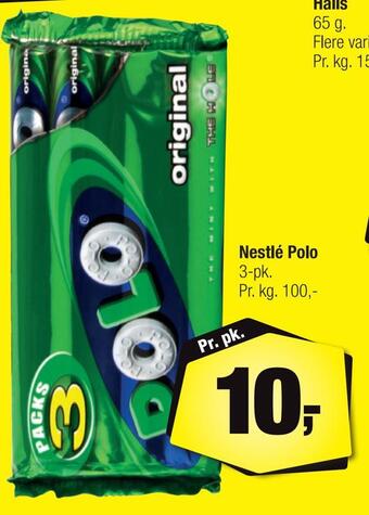 Calle Nestlé polo tilbud