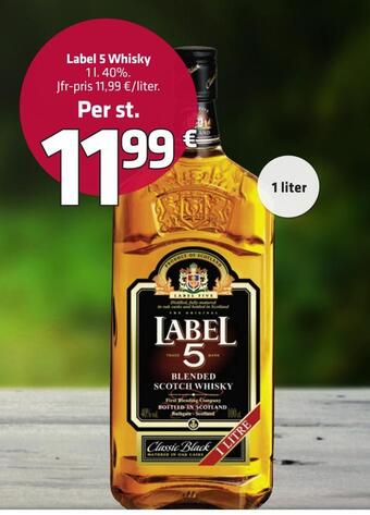 Fleggaard Label 5 whisky tilbud