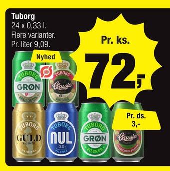 Calle Tuborg tilbud