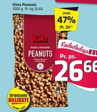 Fleggaard Kims Peanuts tilbud