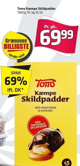Fleggaard Toms Kæmpe Skildpadder tilbud