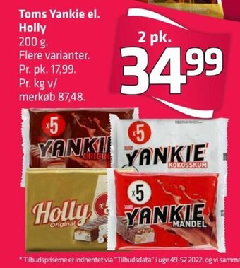 Fleggaard Toms Yankie el. Holly tilbud