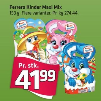Fleggaard Ferrero Kinder Maxi Mix tilbud