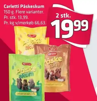 Fleggaard Carletti Påskeskum tilbud