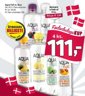 Fleggaard Aqua Full m. Brus tilbud