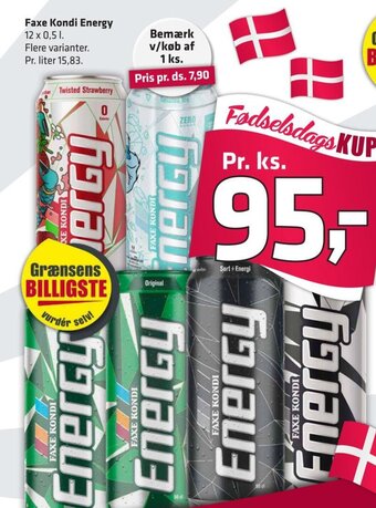 Fleggaard Faxe Kondi Energy tilbud