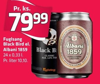 Fleggaard Fuglsang Black Bird el. Albani 1859 tilbud