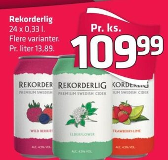 Fleggaard Rekorderlig tilbud