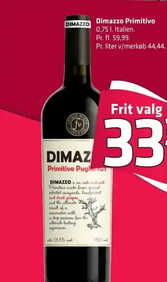 Fleggaard Dimazzo Primitivo tilbud