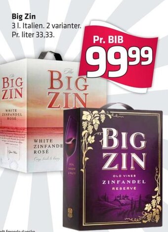 Fleggaard Big Zin tilbud