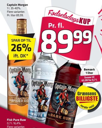 Fleggaard Captain Morgan tilbud