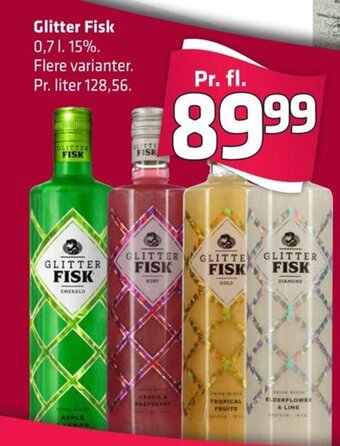 Fleggaard Glitter Fisk tilbud