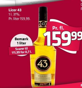 Fleggaard Licor 43 tilbud