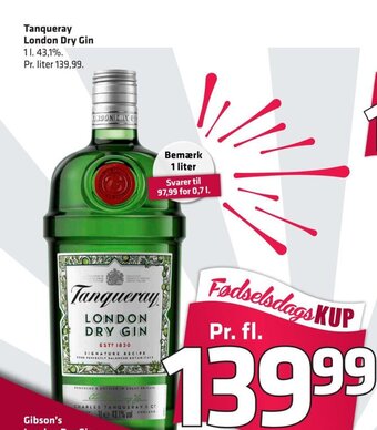 Fleggaard Tanqueray London Dry Gin tilbud