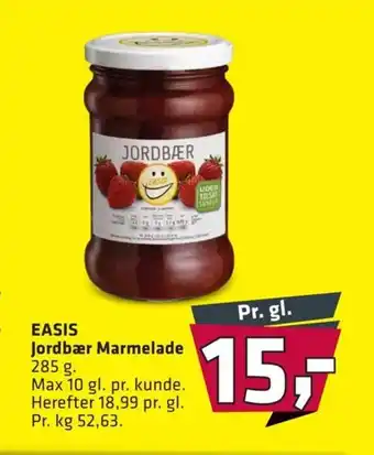 Fleggaard Easis Jordbær Marmelade tilbud