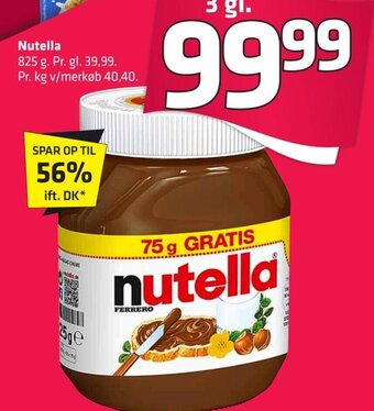 Fleggaard Nutella tilbud