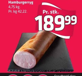 Fleggaard Hamburgerryg tilbud