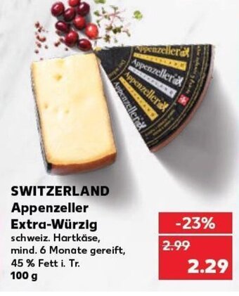 Kaufland Switzerland Appenzeller Extra-Würzig tilbud