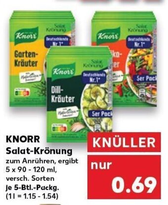 Kaufland DE Knorr Salat-Krönung tilbud