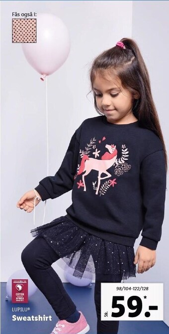Lidl Lupilu sweatshirt tilbud