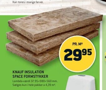 XL-BYG Knauf Insulation Space Formstykker tilbud