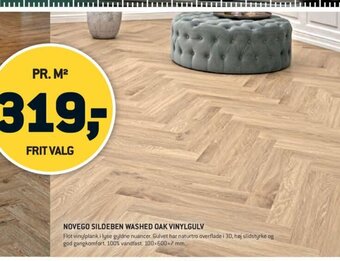 XL-BYG Novego Sildeben Washed Oak Vinylgulv tilbud