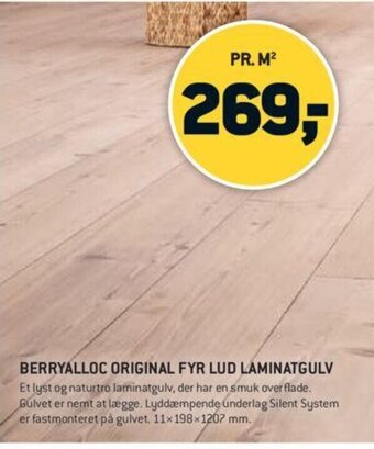 XL-BYG BerryAlloc Original Fyr Lud Laminatgulv tilbud