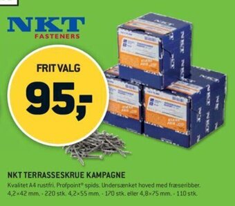 XL-BYG Nkt Terrasseskrue Kampagne tilbud