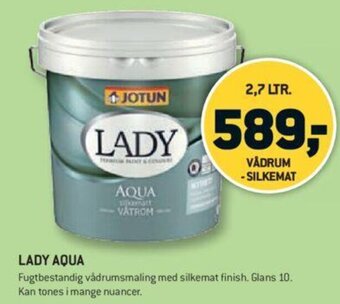 XL-BYG Lady Aqua tilbud