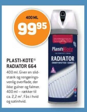 XL-BYG Plasti-Kote Radiator 664 tilbud