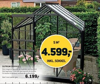 XL-BYG Outrium Drivhus tilbud
