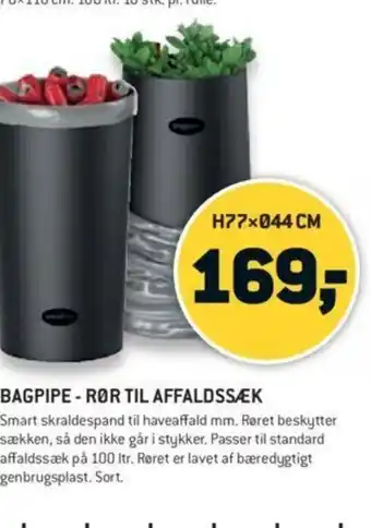 Bagpipe - Rør Til Affaldssæk