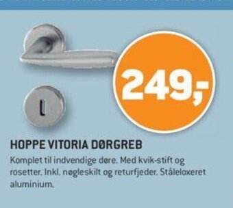 XL-BYG Hoppe Vitoria Dørgreb tilbud