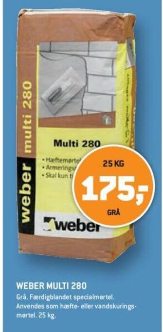 XL-BYG Weber Multi 280 tilbud