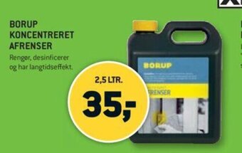 XL-BYG Borup Koncentreret Afrenser tilbud