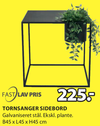 JYSK Tornsanger Sidebord B45xL45xH45 cm tilbud