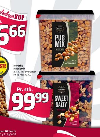 Fleggaard Nordthy nøddemix tilbud
