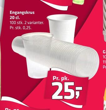 Fleggaard Engangskrus tilbud