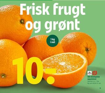 Coop 365 365 økologiske appelsiner tilbud