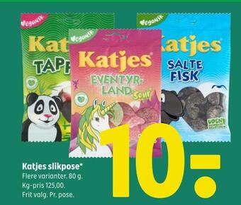 Coop 365 Katjes slikpose tilbud