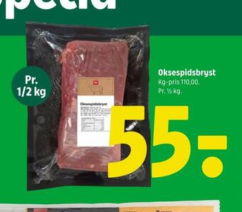 Oksespidsbryst