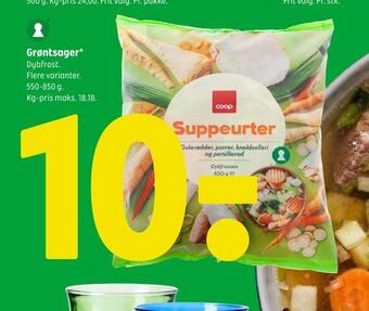 Coop 365 Grøntsager tilbud