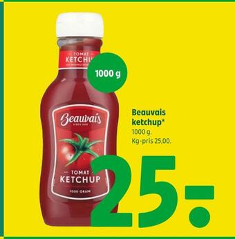 Coop 365 Beauvais ketchup tilbud