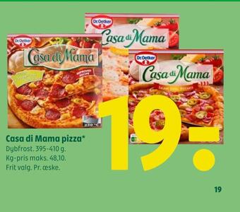 Coop 365 Casa di mama pizza tilbud