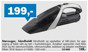 Støvsuger, håndholdt